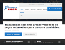 Tablet Screenshot of cpfabbri.com.br